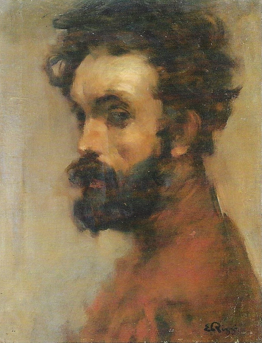 Ritratto di uomo in rosso, 1949